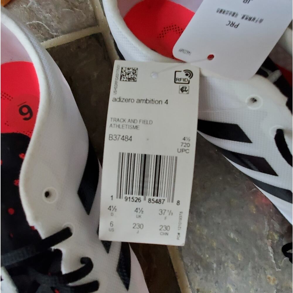 NWT Adidas Adizero Ambition 4 (US6/EUR 37 1/3) - Picture 6 of 7